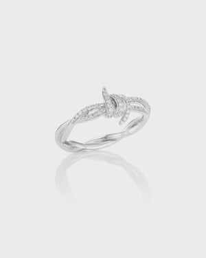 Forget Me Knot Stack Ring