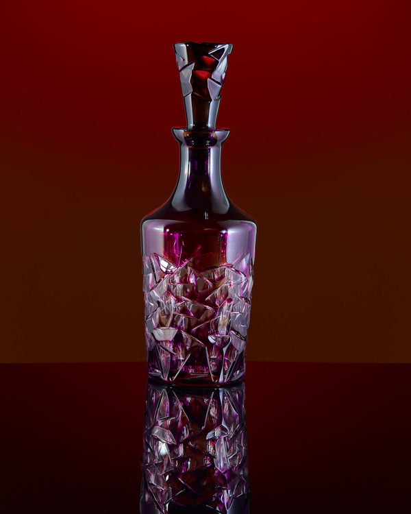 Rocks Off Decanter Amethyst crystal decanter for spirits
