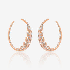 Plume Hoop Earrings