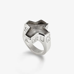 Sex & Drugs & Rock & Roll Enamel Ring