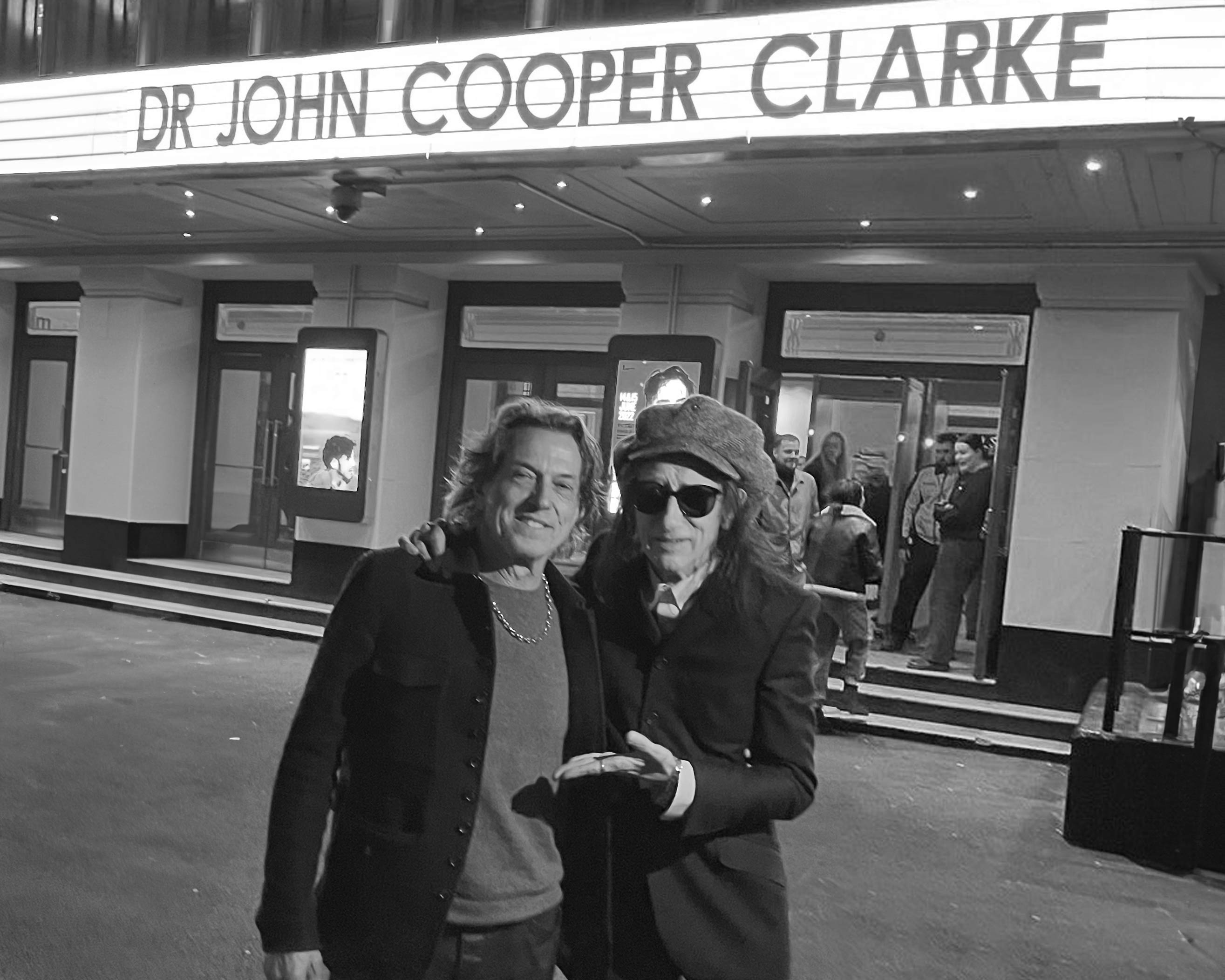 Stephen Webster and John Cooper Clarke highlighting their longstanding friendship and collaboration