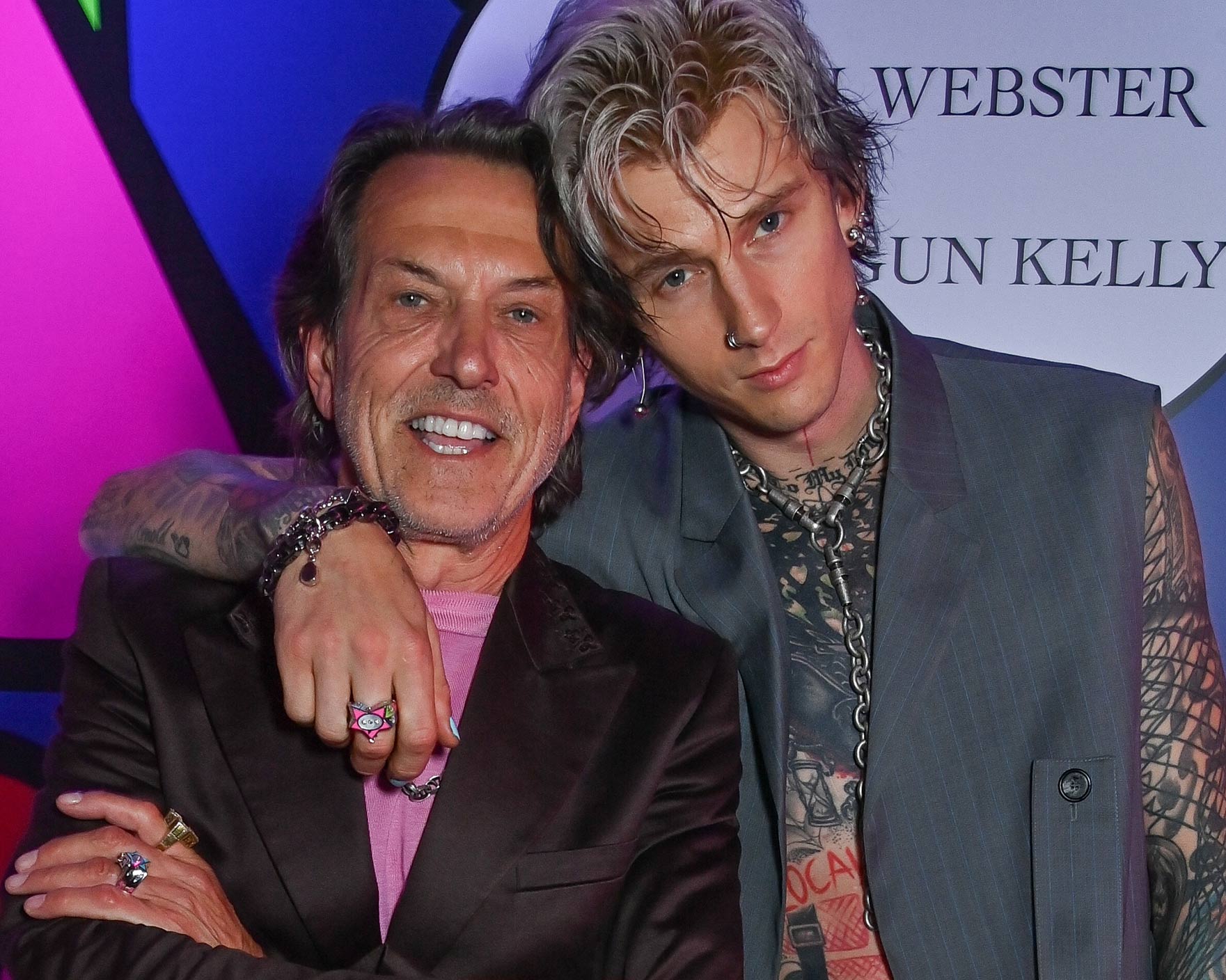 Stephen Webster and Machine Gun Kelly at the GOSSIP jewellery collaboration launch party