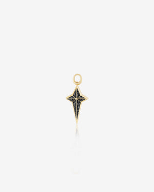 Stephen Webster New Cross single earring charm in 18 ct yellow gold — front view showing cross charm detail