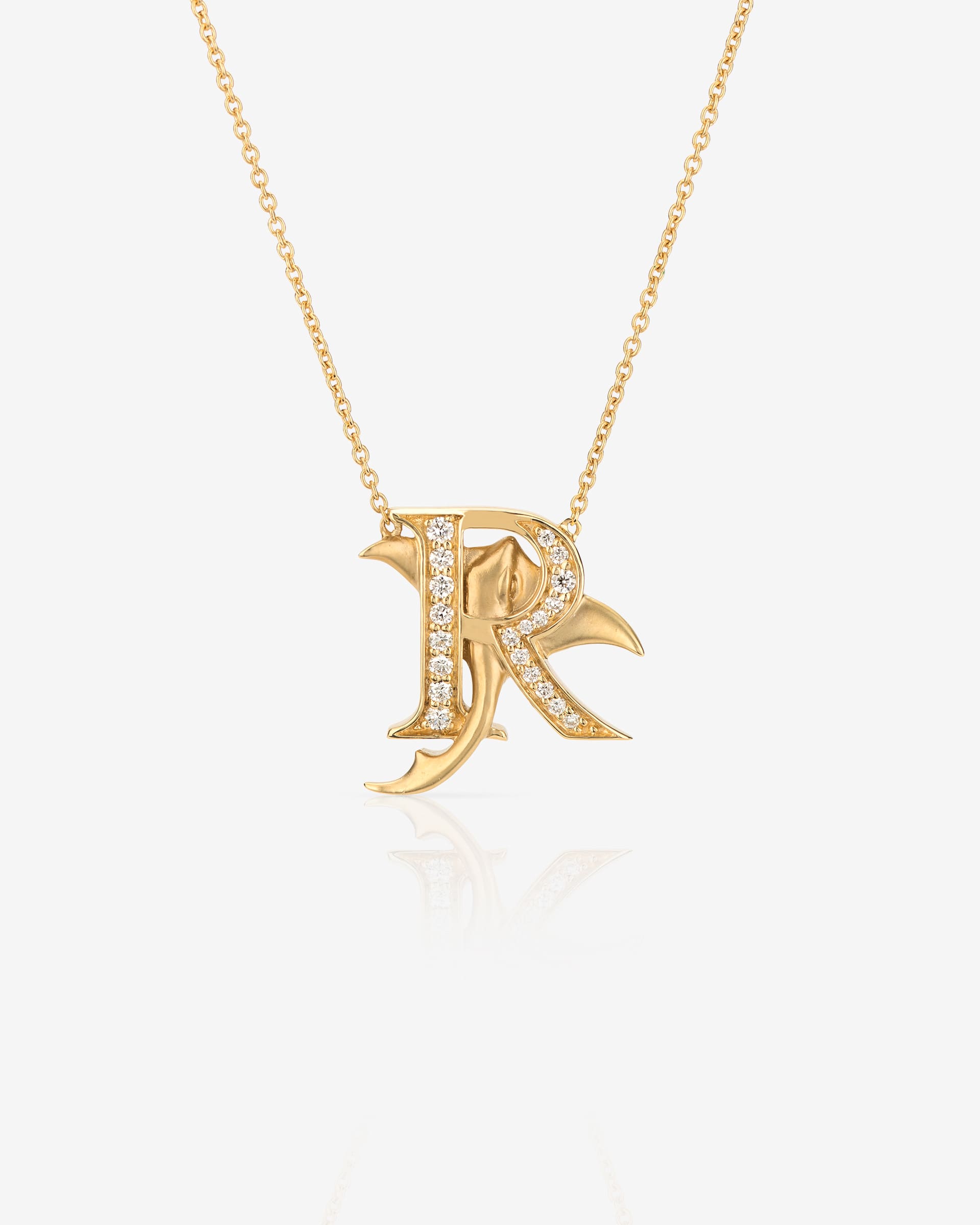 R is for Ray Necklace in Yellow Gold | Stephen Webster