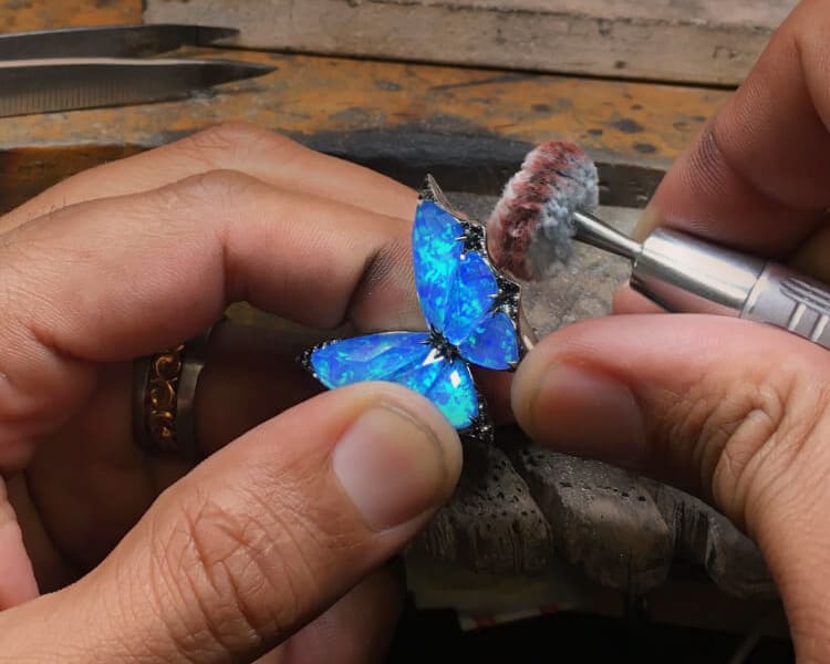 Professional jewellery cleaning and polishing service for Stephen Webster pieces
