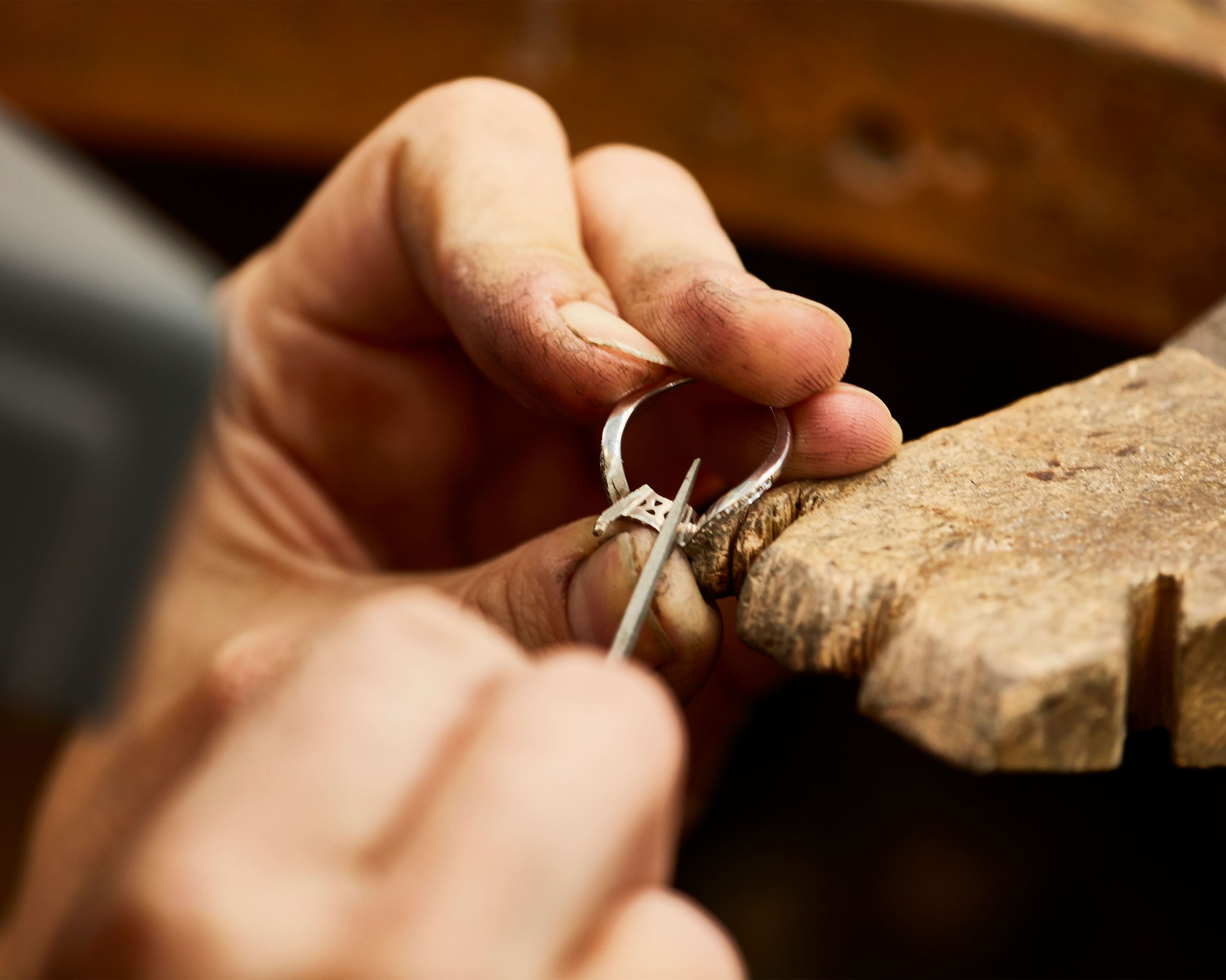 Fine jewellery repair services by Stephen Webster craftsmen