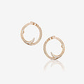 Stem Mini Hoop Earrings