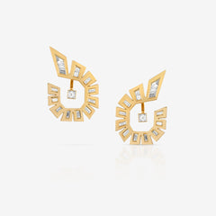 Shattered Hoop Earrings