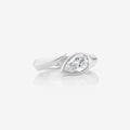 Thorn Arc Solitaire Ring