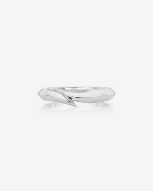 Stephen Webster Thorn Arc Solitaire Slimline Band in platinum sculptural wedding band