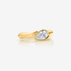 Thorn Arc Solitaire Slimline Ring