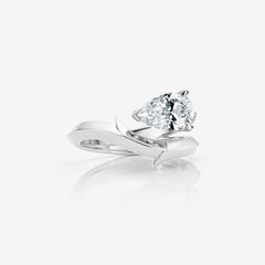 Thorn Floating Solitaire Ring