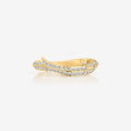 Thorn Floating Solitaire Slimline Pavé Band