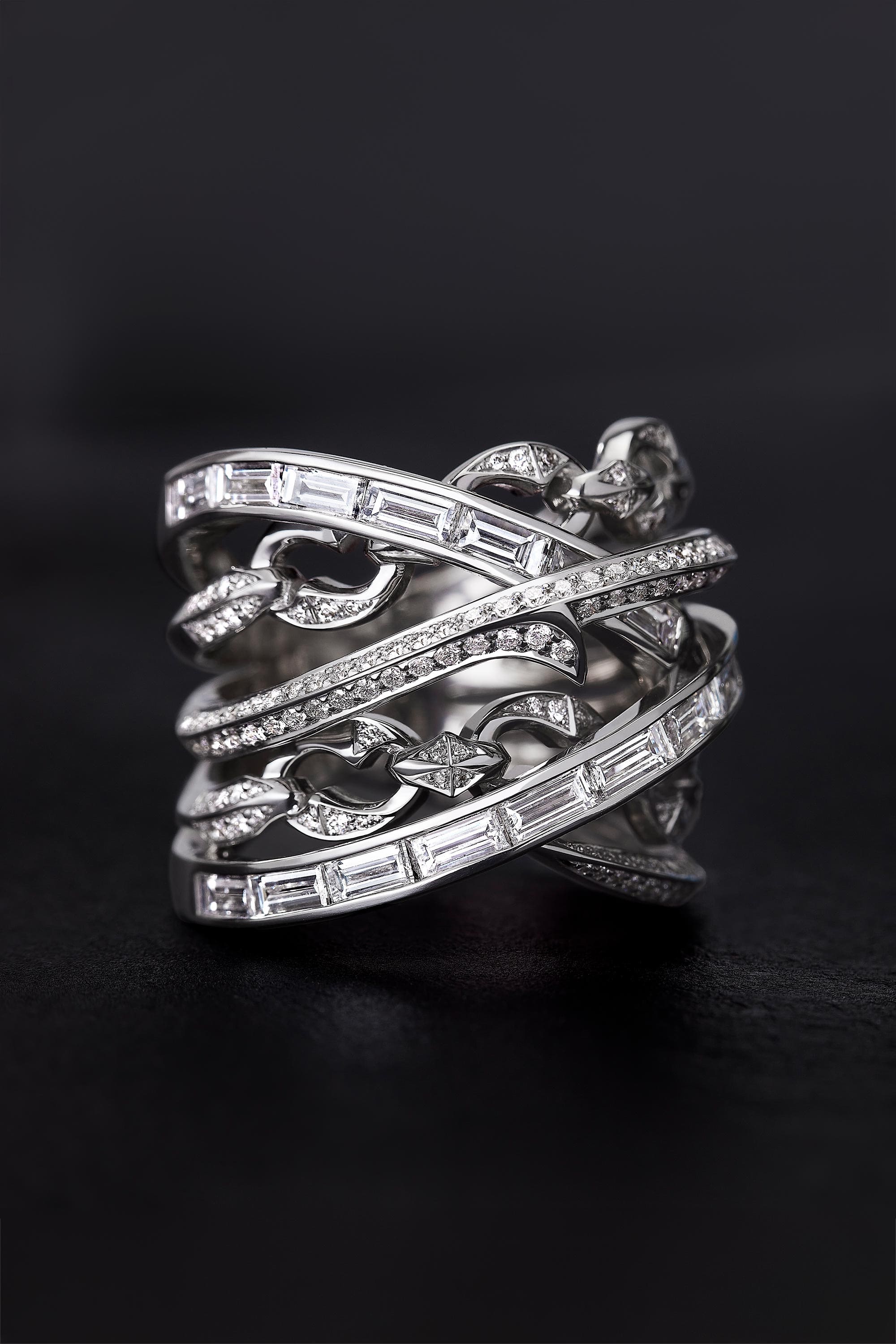 Diamond cutting and faceting craftsmanship imagery for Webster Diamonds