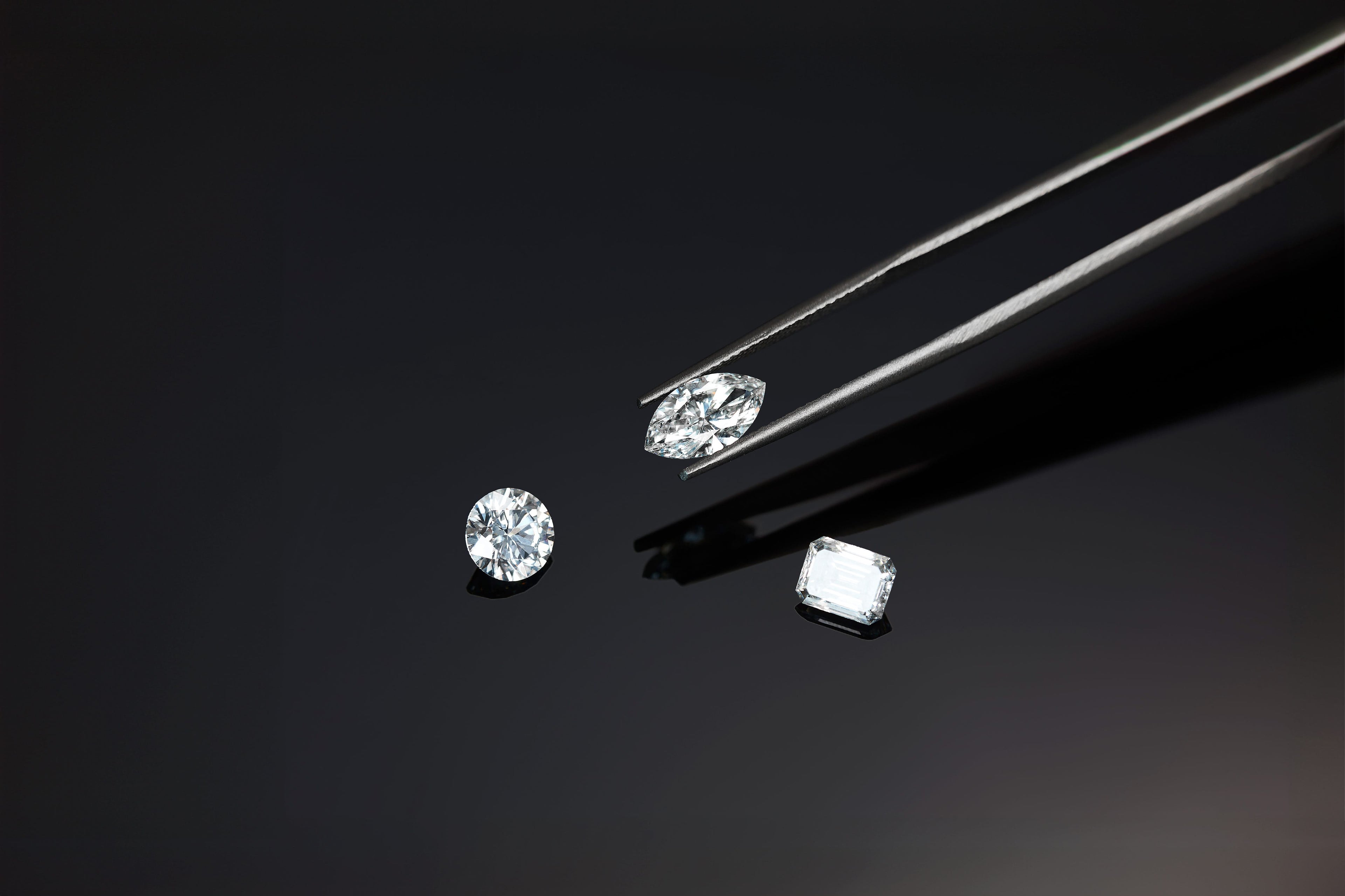 Stephen Webster Webster Diamonds page hero image with close-up diamonds and brand typography