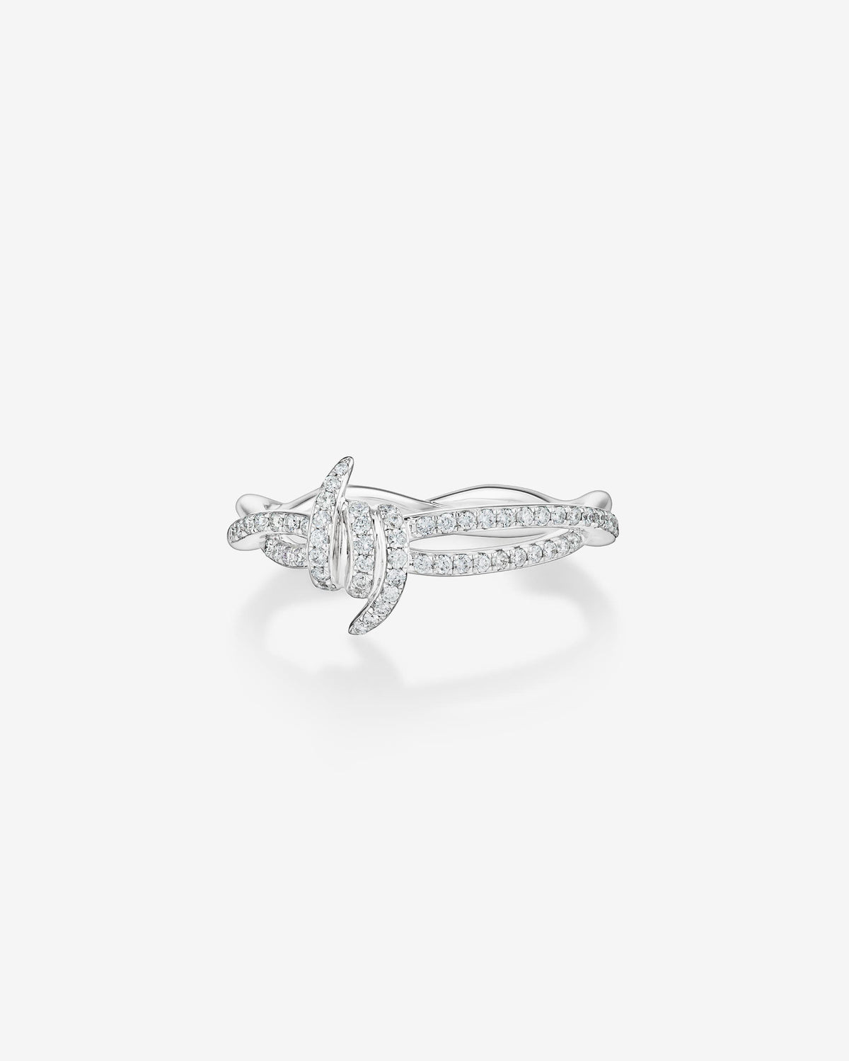 Forget Me Knot Stack Ring