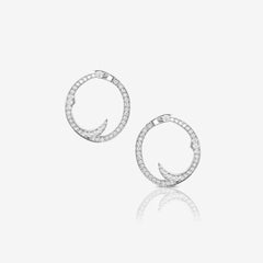 Stem Mini Hoop Earrings