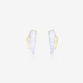 Crystal Haze Slimline Cuff Earrings