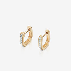 Baguette Sleeper Earrings