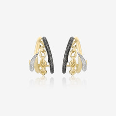 Bound Together Cuff Earrings