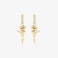 Entwined Drop Earrings