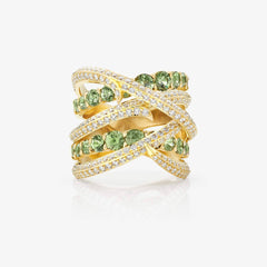 Bound Together Gem Ring