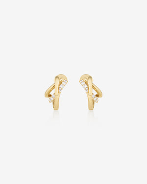 Unraveled Small Hoop Earrings