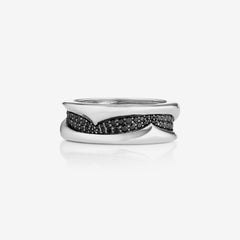 Thorn Sculpted Pavé Band