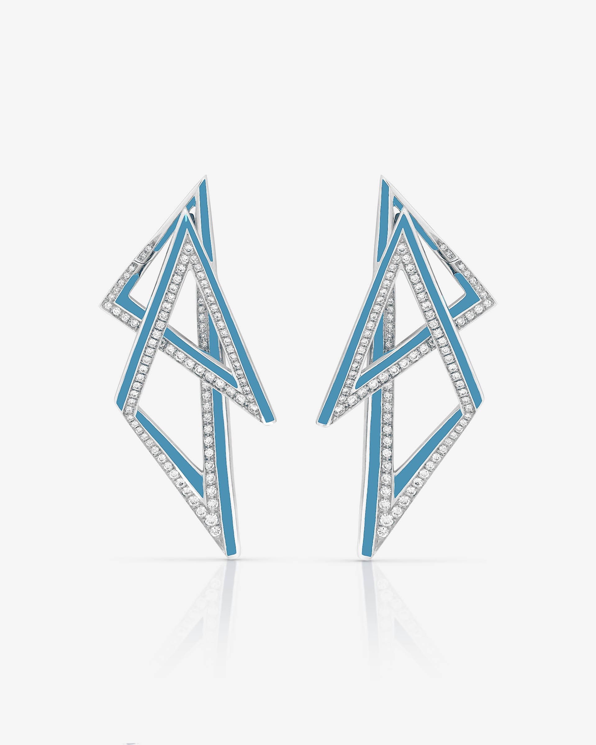 Infinity Hoops in 18K White Gold | Stephen Webster