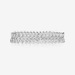 Open Plume Slimline Linked Bracelet
