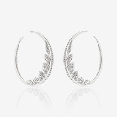 Plume Hoop Earrings