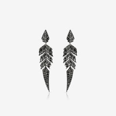Tail Feather Drop Earrings