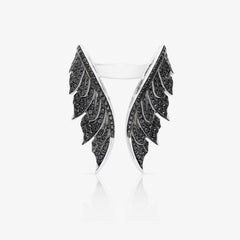 Open Tail Feather Ring
