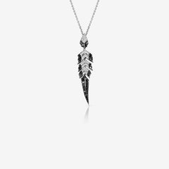 Tail Feather Drop Pendant