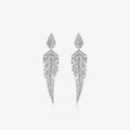 Tail Feather Drop Earrings